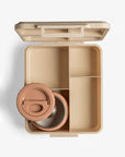 Citron Grand Lunch Box 4 Compartments with Insulated Food Jar - leak proof
