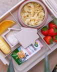 Citron Grand Lunch Box 4 Compartments with Insulated Food Jar school lunch ideas