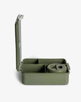 Citron Grand Lunch Box 4 Compartments with Insulated Food Jar - olive