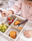 Citron Grand Lunch Box 4 Compartments with Insulated Food Jar school lunch