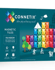 Connetix Magnetic Tiles Rainbow Rectangle Pack