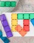 Connetix Magnetic Tiles Rainbow Rectangle Pack