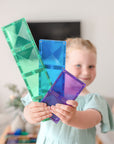 Connetix Magnetic Tiles Rainbow Rectangle Pack