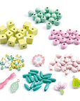 Djeco Leaves and Flowers Wooden Beads