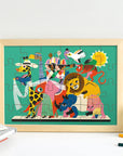 24 Piece Kids Puzzle Animal Carnival