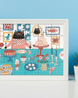24 Piece Kids Puzzle Cat Banquet