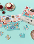 24 Piece Kids Puzzle Cat Banquet