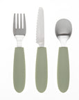 Kiddikutter Cutlery Set Peach Sage