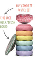 Rainbow Pastel Complete Set of 8 includes Limited Edition Red & Blush Stepping Stone and FREE Limited Edition Dark Green & Blush Board, Australia