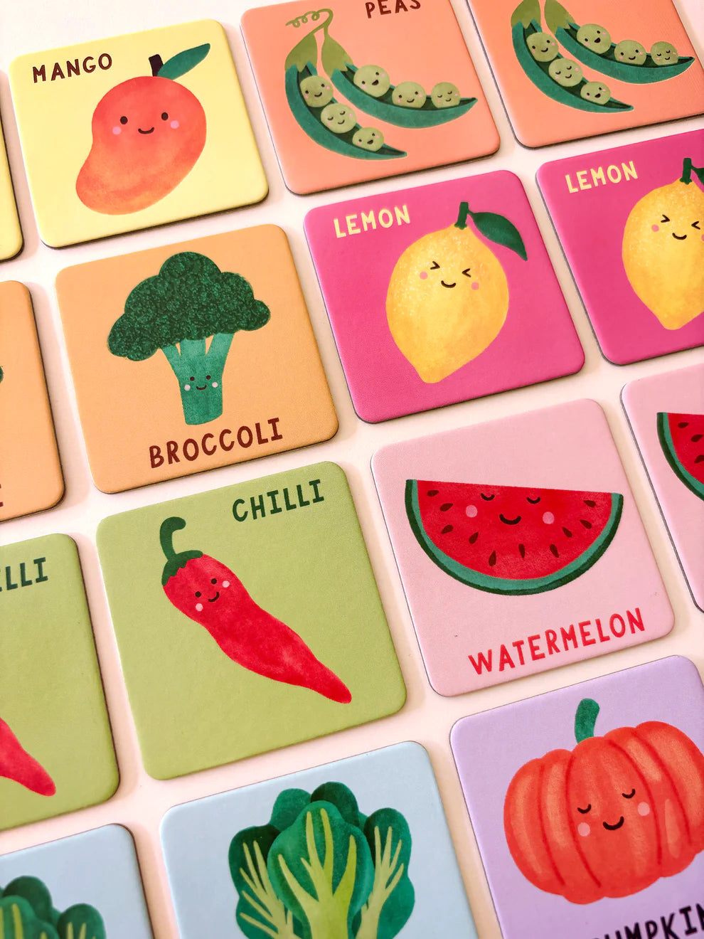 Lauren Sissons Studio Fruit and Veg Memory & Matching Game – Little ...