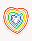Lauren Sissons Studio Rainbow Heart Sticker