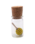 Mader Miniature Spinning Top in Glass Moonberry Yellow