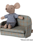 Maileg Sofa Bed Mouse Checker