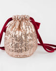 Meri Meri Pink Sequin Bow Bag