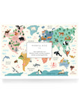 Mindful and Co World Map Floor Puzzle