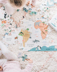 Mindful and Co World Map Floor Puzzle