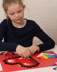 Plus-Plus Puzzle By Number Hearts