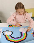 Plus-Plus Puzzle By Number Rainbow