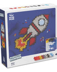 Plus-Plus Puzzle By Number Rocket