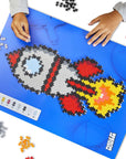 Plus-Plus Puzzle By Number Rocket