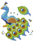 Plus-Plus Puzzle By Number Peacock