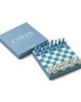 Printworks Classic Chess Set Dusty Blue