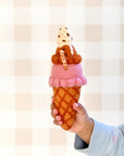 Tara Treasures Felt Neapolitan (Harlequin) Ice Cream