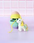 Tara Treasures Felt Surprise Egg with Rainbow Unicorn Inside