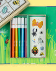 Tiger Tribe Colouring Set - Backyard Bugs