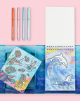 Tiger Tribe Shimmer Colouring SetSea Life
