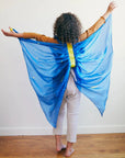 Sarah's Silks Wings Starry Night Back