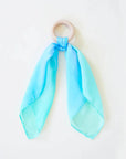 Sarah's Silks Silk and Wood Teethers Sea