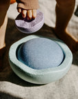 Stapelstein Balance Stepping Stones Inside, Set of 3, Cool Pastel