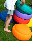 Stapelstein Balance Stepping Stones - Original Grow, Set of 6, Rainbow from Australia