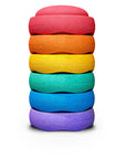 Stapelstein Balance Stepping Stones - Original Grow, Set of 6, Rainbow from Australia