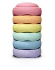 Stapelstein Balance Stepping Stones - Original Grow, Set of 6, Rainbow Pastel from Australia