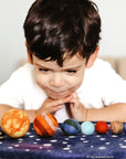 Tara Treasures Solar System Outer Space Play Mat with Felt Planets