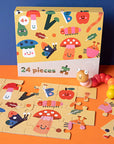 24 Piece Kids Puzzle Creepy Crawlies