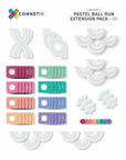 Connetix Tiles - 80 Piece Pastel Ball Run Expansion Pack