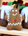Felt Gingerbread Man Cookie