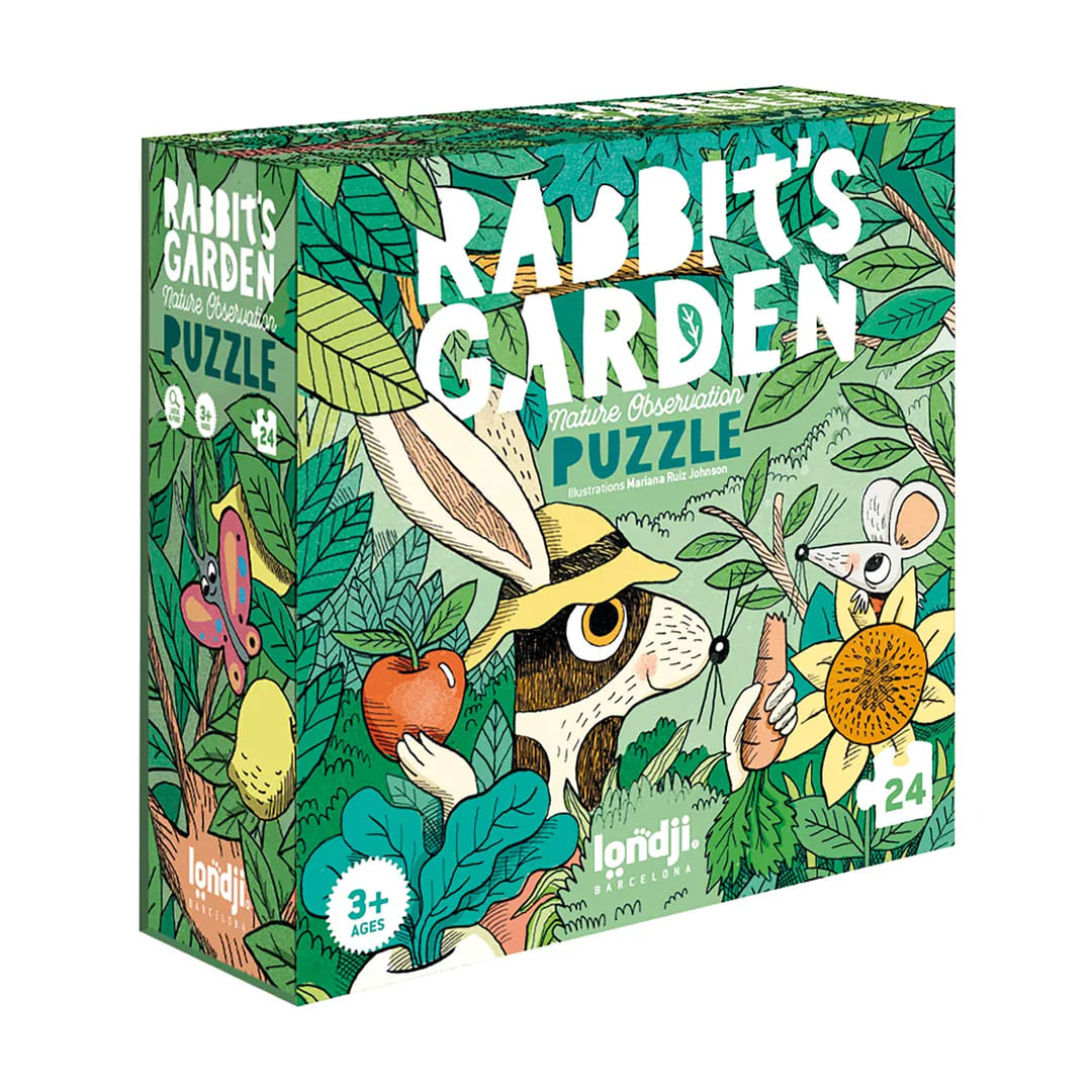 Londji Observation Puzzle - Rabbit's Garden - Little Junior Co
