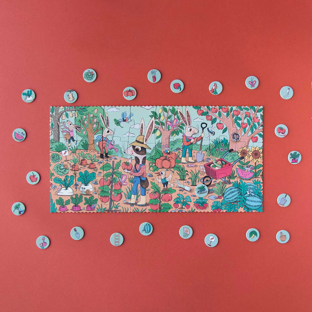 Londji Observation Puzzle - Rabbit's Garden - Little Junior Co
