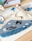 Tara Treasures Arctic Felt Play Mat Playscape