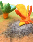 Tara Treasures Dinosaur Land Felt Play Mat Playscape