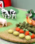 Tara Treasures Farm Land Felt Play Mat Playscape