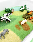 Tara Treasures Farm Land Felt Play Mat Playscape