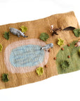 Tara Treasures Large Safari Play Mat Playscape