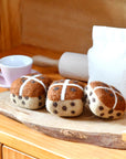 Tara Treasures Felt Hot Cross Buns