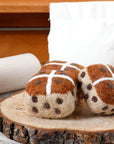 Tara Treasures Felt Hot Cross Buns