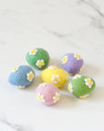 Tara Treasures Felt Pastel Eggs with Flowers